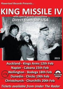 King Missile poster tour final 339